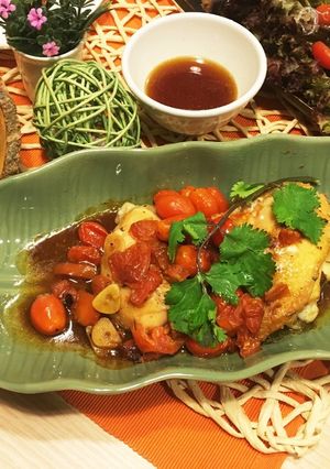 柔らかい♡鶏肉のトマトソースがけ-レシピのメイン写真