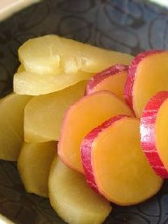 お鍋一つで簡単おやつ☆さつまいも林檎煮☆-レシピのメイン写真