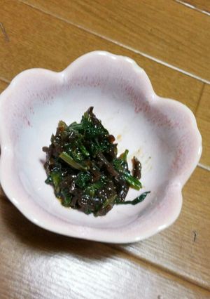 簡単☆ほうれん草と塩昆布☆おにぎり具材♡-レシピのメイン写真