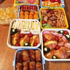 รูปของ 小学校の運動会弁当