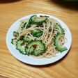 簡単、夏パスタ!ゴーヤのペベロンチーノ
