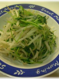 もやしと豆苗の兄弟炒め♪-レシピのメイン写真
