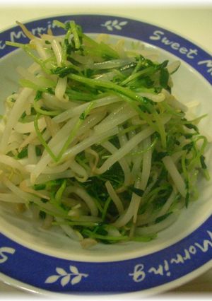 もやしと豆苗の兄弟炒め♪-レシピのメイン写真