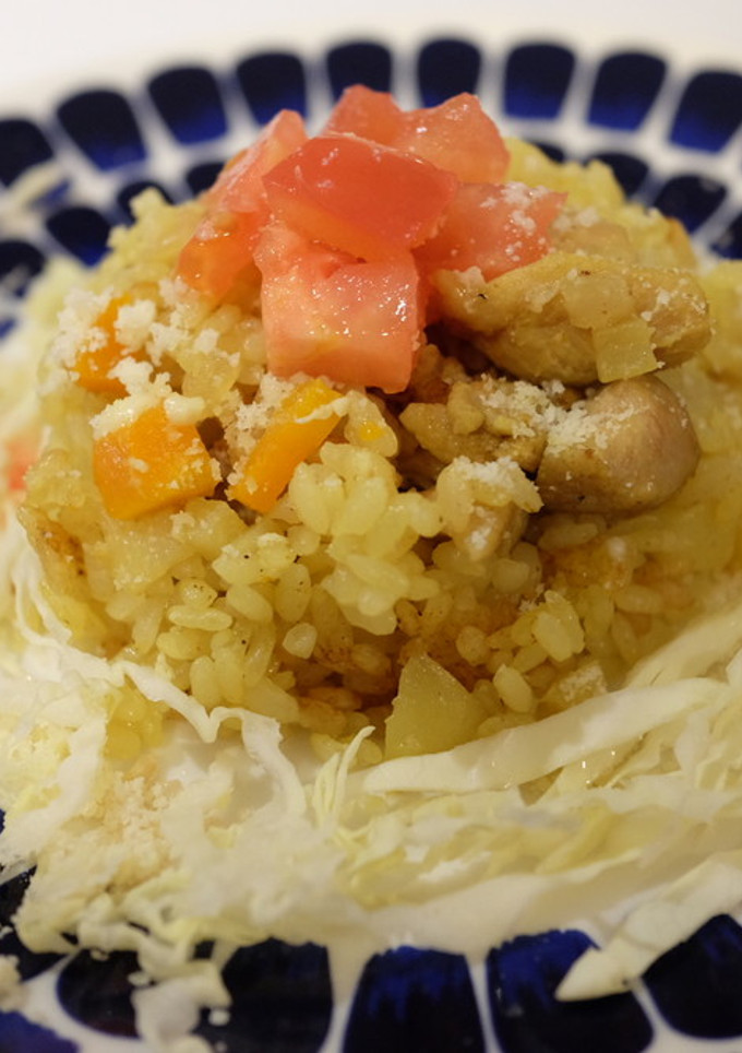 炊飯器で簡単こくマヨ和風カレー炊き込み飯-レシピのメイン写真