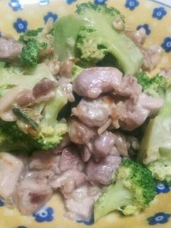 鶏とブロッコリーのにんにくマヨ炒め-レシピのメイン写真