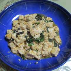 ほろ辛い豆腐の炒め物-レシピのメイン写真