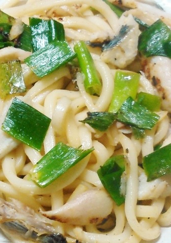 さわらの西京焼ほぐし焼きうどん-レシピのメイン写真