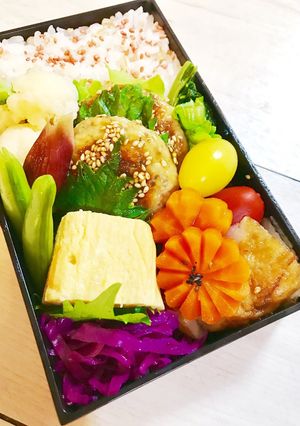和風のお弁当♪もちきび♪娘用-レシピのメイン写真