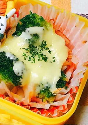 お弁当に♡ブロッコリーのベーコンチーズ焼-レシピのメイン写真