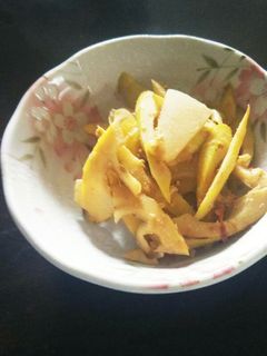 タケノコの味噌炒め-レシピのメイン写真