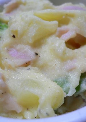 カルボ風ポテトサラダ-レシピのメイン写真