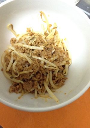 ：ひき肉カレーもやし-レシピのメイン写真