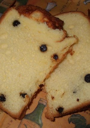 ヨーグルトとブルーベリーのシフォンケーキ-レシピのメイン写真