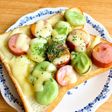 そら豆のトースト