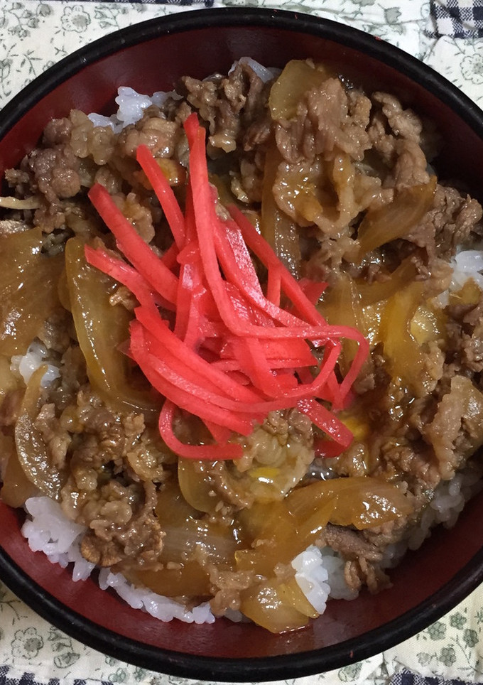 もっと簡単牛丼-レシピのメイン写真