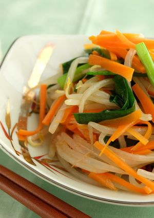 〈くらし薬膳〉緑豆もやしのナムル-レシピのメイン写真