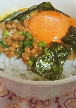 ☆栄養満点☆納豆卵かけご飯-レシピのメイン写真