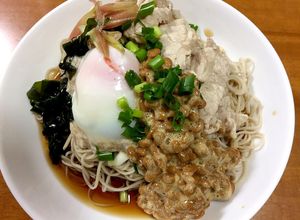 めんつゆで♪冷やしぶっかけそば-レシピのメイン写真