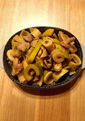 ハチク素材の味をしっかり活かす秘伝の味。-レシピのメイン写真