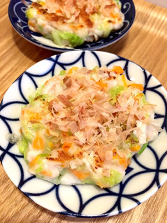 犬ごはん 春キャベツのお好み焼き-レシピのメイン写真