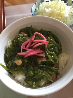 めかぶとなめ茸丼^_^-レシピのメイン写真