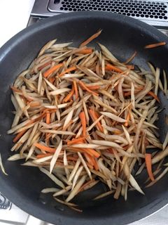 <簡単!>きんぴらごぼう-レシピのメイン写真