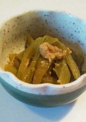 フキのツナ缶炒め-レシピのメイン写真