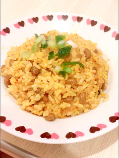 簡単!納豆キムチチャーハン-レシピのメイン写真
