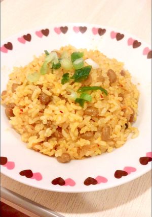 簡単！納豆キムチチャーハン-レシピのメイン写真