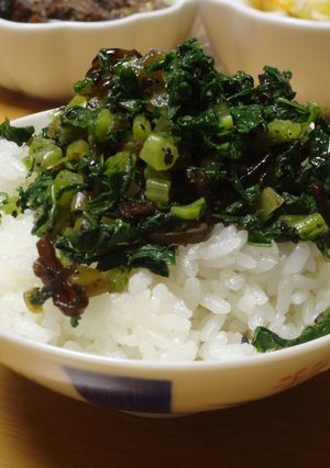 ご飯のお供♪大根の葉と塩こんぶ-レシピのメイン写真