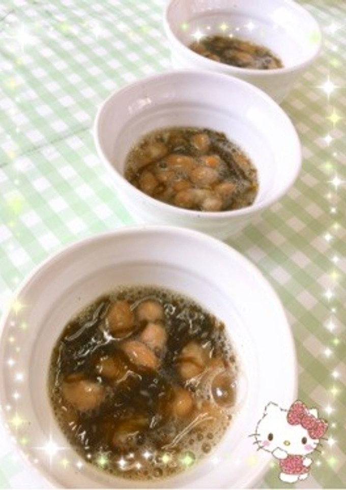 納豆〜もずく和え〜(o˘◡˘o)♡-レシピのメイン写真