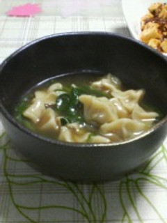 ほうれんそうと水餃子のとろ~り中華スープ-レシピのメイン写真
