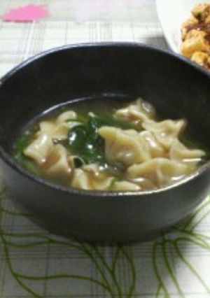 ほうれんそうと水餃子のとろ～り中華スープ-レシピのメイン写真