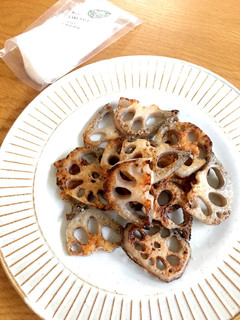 息子の好物!蓮根のオリーブオイル焼き-レシピのメイン写真
