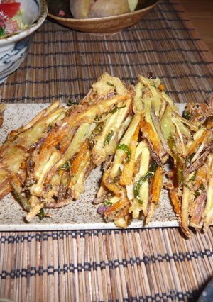 ★さつまいも＆大葉＆豚肉のかき揚げ★-レシピのメイン写真