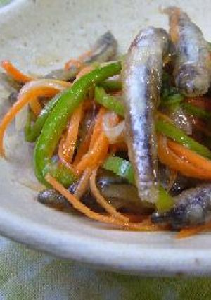 ポン酢でまろやか小魚の南蛮漬け-レシピのメイン写真