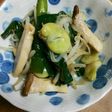 そら豆とニラもやし炒め★