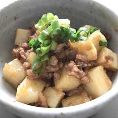 รูปของ 簡単常備菜！長芋と挽肉のそぼろ煮