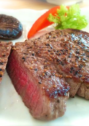安いお肉でも美味しいペッパーステーキ-レシピのメイン写真