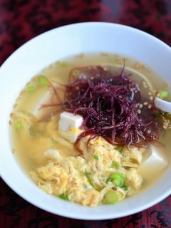 ふのりと豆腐の卵スープ-レシピのメイン写真