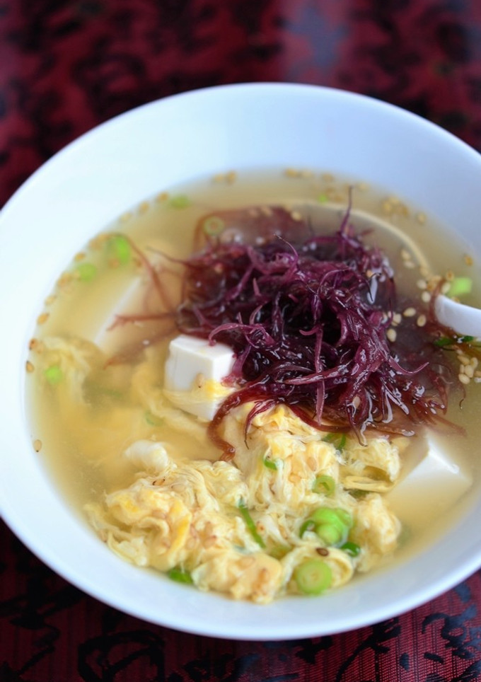 ふのりと豆腐の卵スープ-レシピのメイン写真