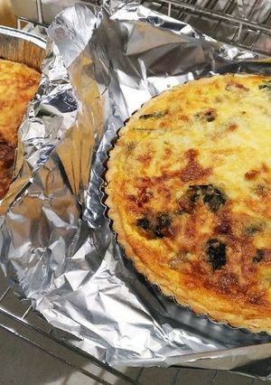 ほうれん草とツナのキッシュ-レシピのメイン写真