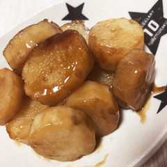 รูปของ 長芋のほくほく照り照りバター醤油♡
