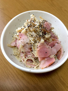 えのきとベーコンのにんにくバター炒め-レシピのメイン写真