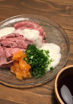 【夏の定番】とろろとポン酢の牛冷しゃぶ◎-レシピのメイン写真