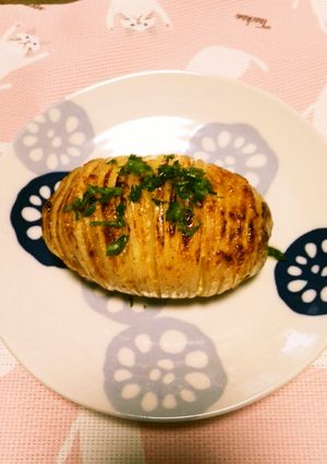ハッセルバック☆味噌マヨポテト-レシピのメイン写真