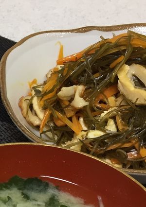 味付けも含めて超簡単！細切り昆布の炒め煮-レシピのメイン写真