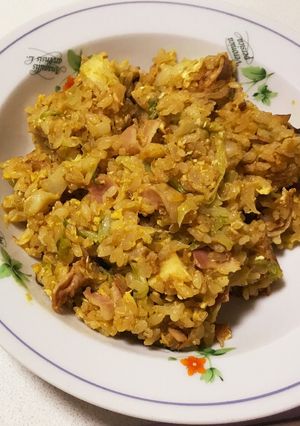 残ったカレーで、カレーチャーハン-レシピのメイン写真