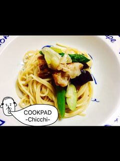 焼き鳥リメイク夏野菜和風パスタ-レシピのメイン写真