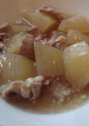 サッパリ☆冬瓜と豚肉の煮物-レシピのメイン写真